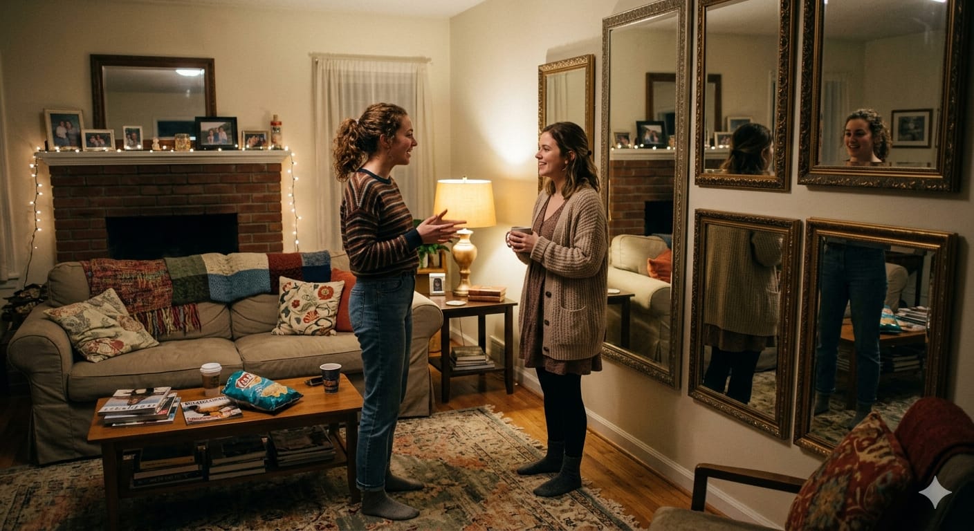 How many girls are actually in the room? only 2% get it right.